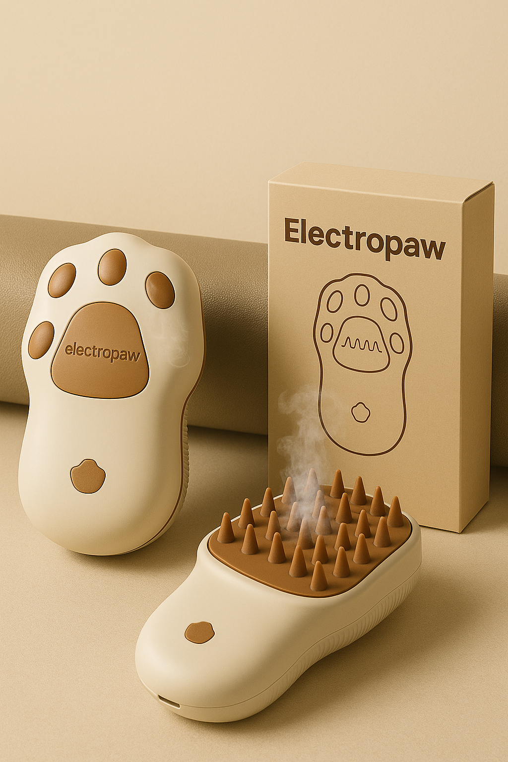 SteamyPet™ 3-in-1 Grooming Brush